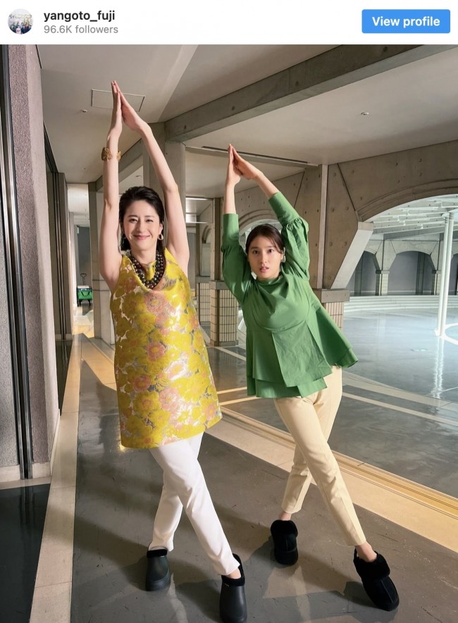 (左から)松本若菜、土屋太鳳 ※ドラマ『やんごとなき一族』公式インスタグラム