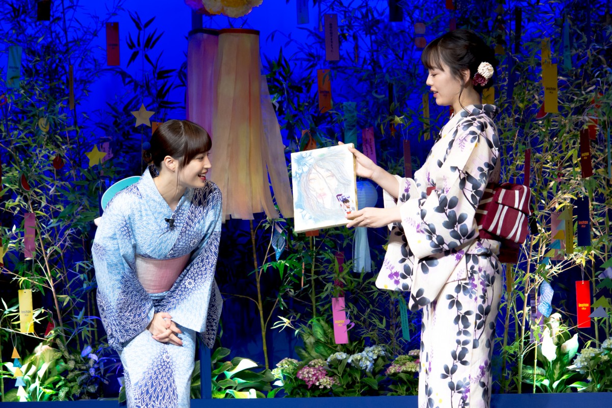 広瀬すず、伊原六花から絵のプレゼント　完成度の高さに驚き「すごくない!?」