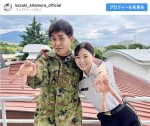 （左から）北村一輝、白石麻衣　※「北村一輝」インスタグラム