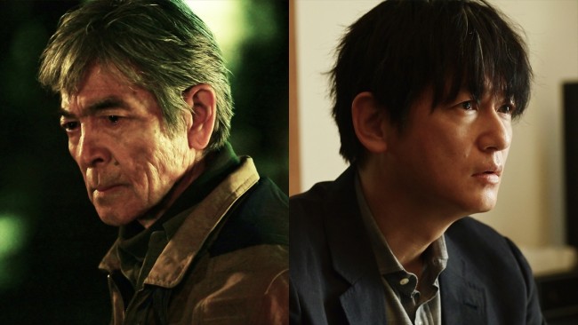『連続ドラマW 両刃の斧』でW主演を務める(左から)柴田恭兵、井浦新