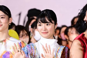 川床明日香、映画『沈黙のパレード』ジャパンプレミアイベント＆完成披露試写会舞台あいさつに登場