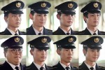 ドラマ『テッパチ！』第一部より（上段左から）佐藤寛太、町田啓太、佐野勇斗、時任勇気、（下段左から）池田永吉、一ノ瀬颯、坂口涼太郎、藤岡真威人