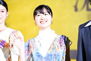川床明日香、映画『沈黙のパレード』ジャパンプレミアイベント＆完成披露試写会舞台あいさつに登場