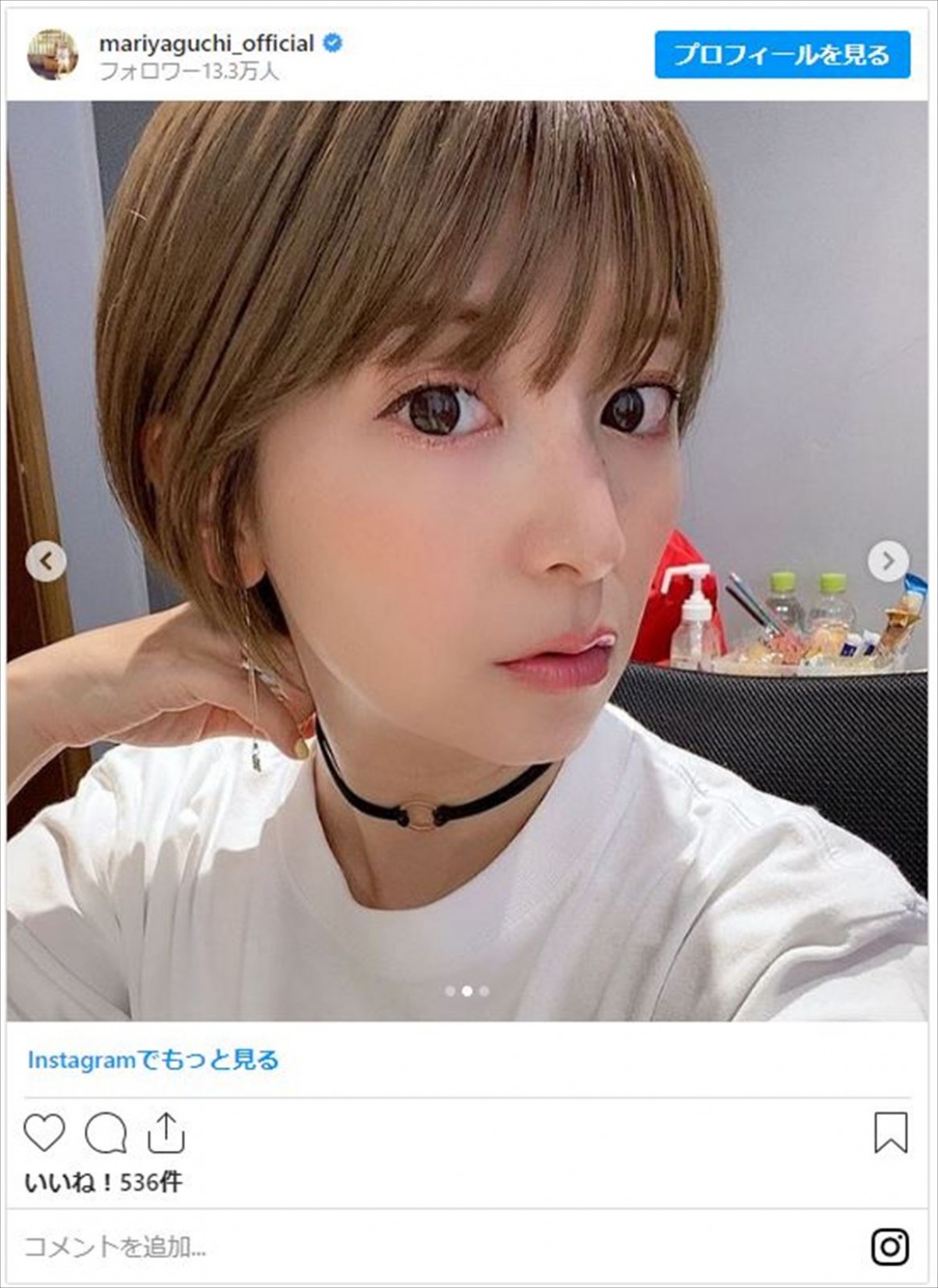 　矢口真里、髪バッサリ「めーちゃ短く」イメチェンで反響「ショートカットのやぐっちゃんは世界一」