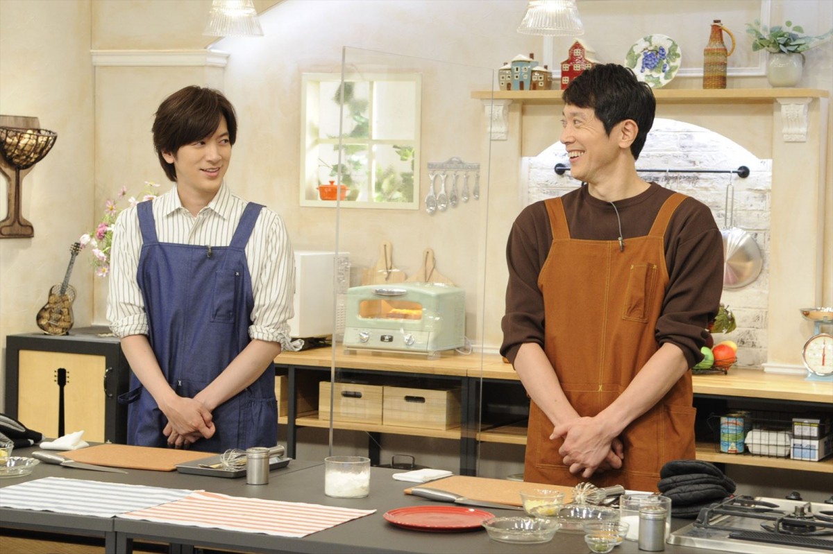 佐々木蔵之介がDAIGOとエプロン姿で一緒にクッキング！  『DAIGOも台所』ゲスト登場