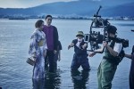 映画『百花』諏訪湖での撮影風景