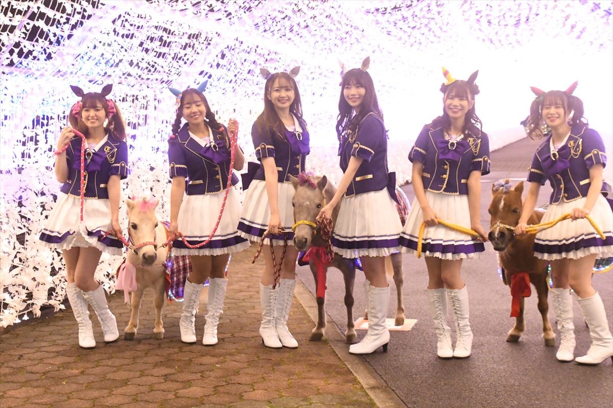 ウマ娘、大井競馬場イルミネーションとコラボ　司会を務めた前田佳織里大感激！