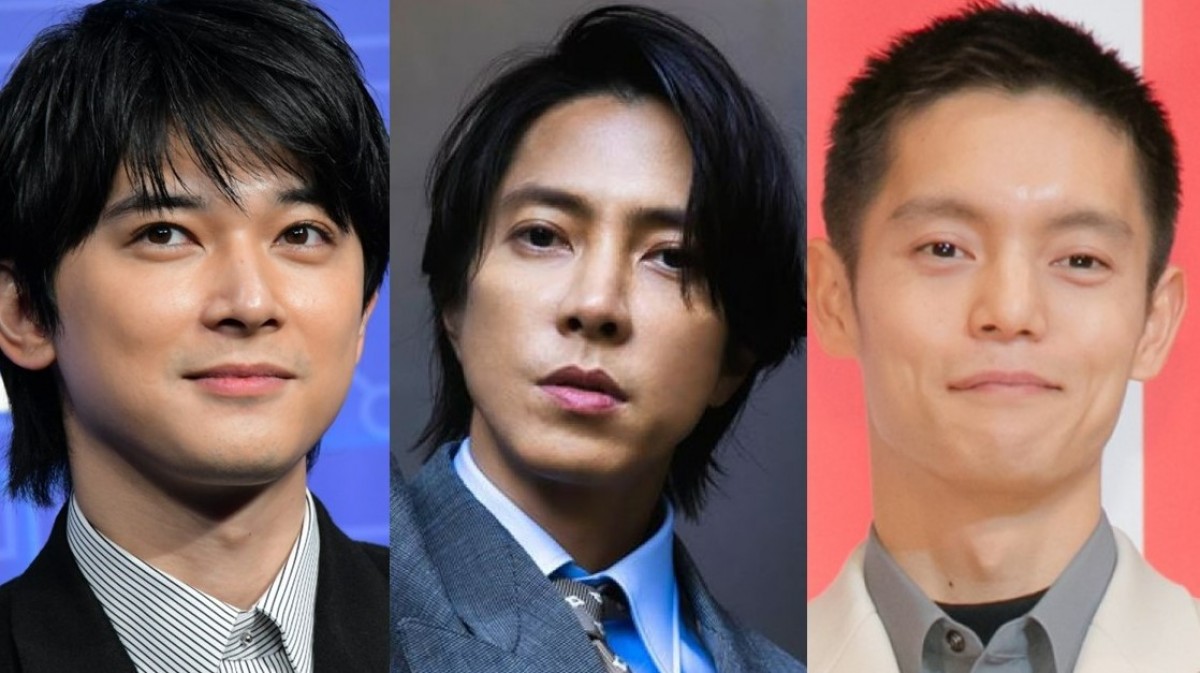 (左から)吉沢亮、山下智久、窪田正孝