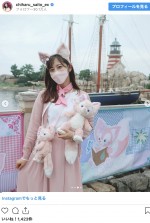 斎藤ちはるのリーナ・ベルコーデ　※「斎藤ちはる」インスタグラム