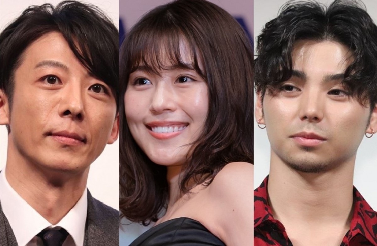 (左から)高橋一生、有村架純、村上虹郎