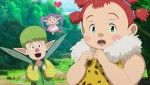 Netflixアニメ『七つの大罪 怨嗟のエジンバラ 前編』（左から）タイロン、クルミル、ミニカの場面写真