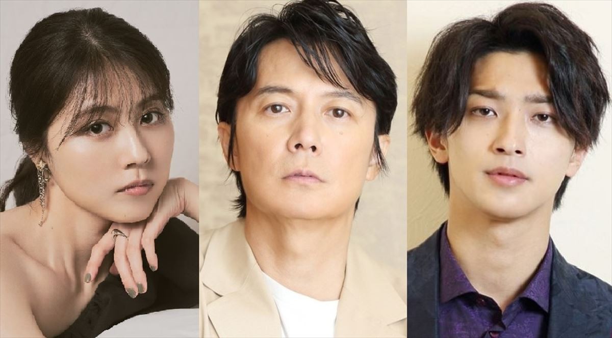 「第47回報知映画賞」を受賞した（左から）有村架純、福山雅治、横浜流星