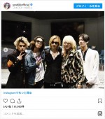 YOSHIさんを追悼したYOSHIKI ※「YOSHIKI」インスタグラム