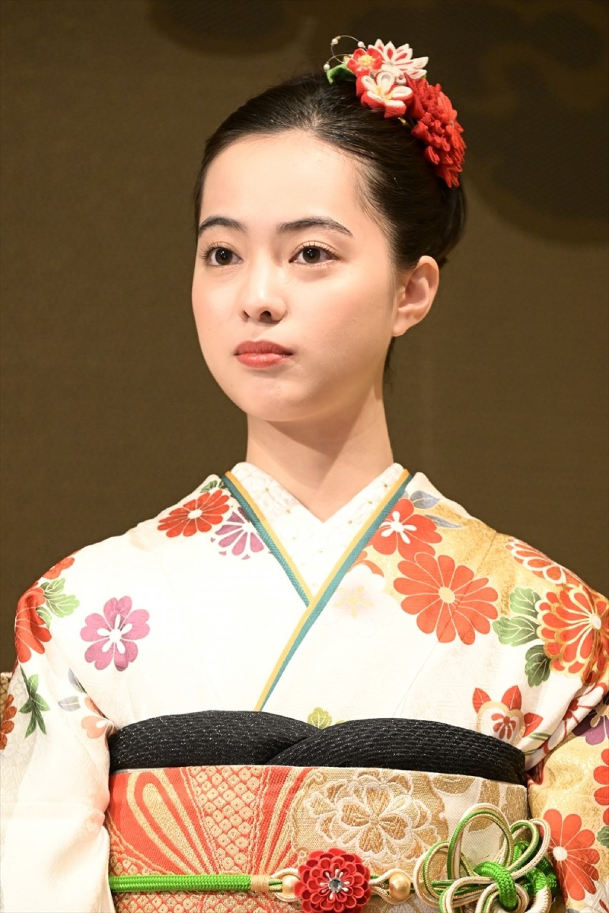 『舞いあがれ！』浅田芭路、晴れ着姿で挨拶「普段は無邪気です」　福原遥への憧れも語る
