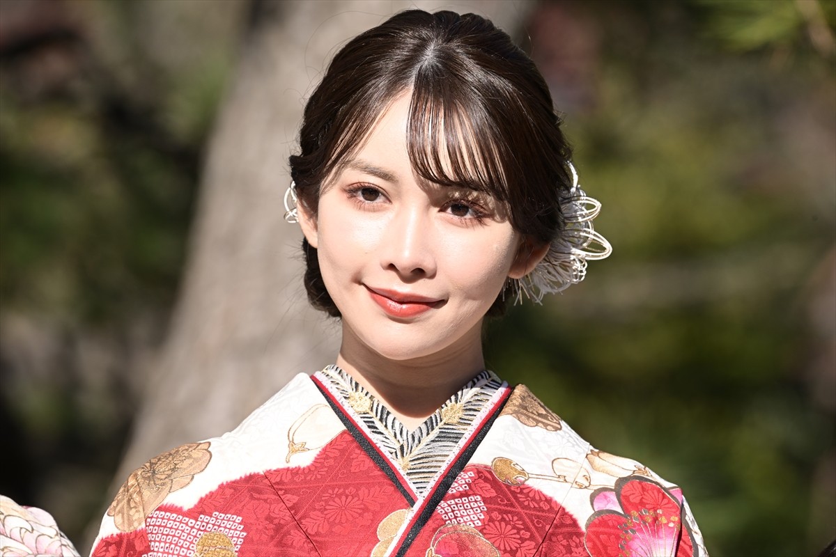『舞いあがれ！』浅田芭路、晴れ着姿で挨拶「普段は無邪気です」　福原遥への憧れも語る