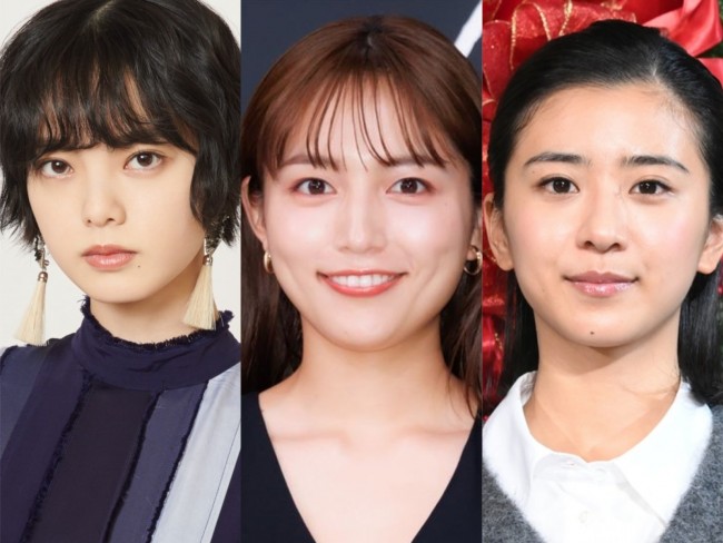 (左から)平手友梨奈、川口春奈、黒島結菜
