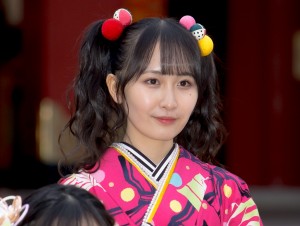 AKB48 2022年新成人メンバー成人式記念撮影会に出席した山邊歩夢