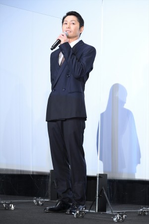安田顕、映画『とんび』完成披露舞台あいさつに登場