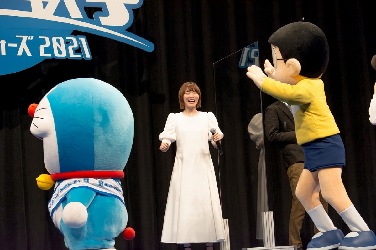 松岡茉優、大ファンの『ドラえもん』声優オファーに喜び　「『やったー！』と言いました」