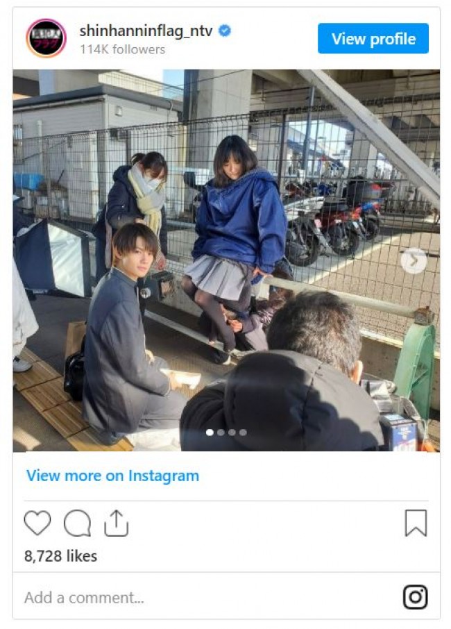 真犯人フラグ 佐野勇斗 生駒里奈の 高校制服シリーズ に反響 少女漫画 22年2月24日 写真 エンタメ ニュース クランクイン