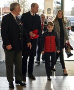 ウィリアム王子＆キャサリン妃とサプライズでラグビー観戦に訪れたジョージ王子
