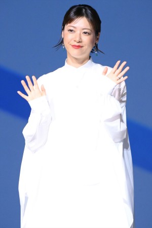 TBS DRAMA COLLECTION 2022 Spring!!　火曜ドラマ『持続可能な恋ですか？～父と娘の結婚行進曲～』会見に登場した上野樹里