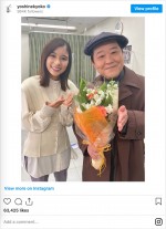 強羅役の上島竜兵と　※「芳根京子」インスタグラム