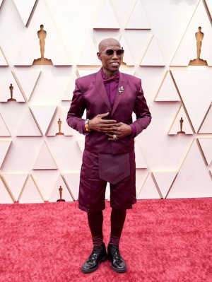 ウェズリー・スナイプス、第94回アカデミー賞レッドカーペットにて