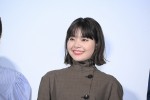 映画『やがて海へと届く』舞台挨拶付きプレミア試写会イベントに出席した岸井ゆきの