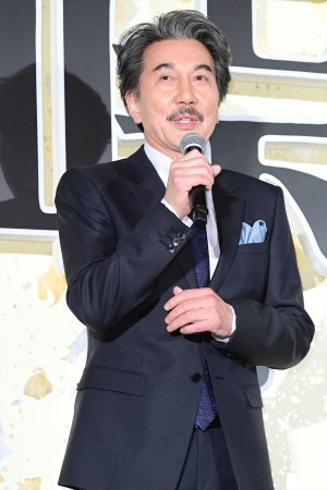 役所広司、映画『峠 最後のサムライ』完成披露試写会に登場
