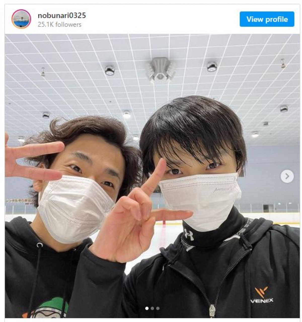 羽生結弦の“最新ショット”織田信成が投稿　世界中のファン興奮「So happy to see YUZU」