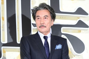 役所広司、映画『峠 最後のサムライ』完成披露試写会に登場