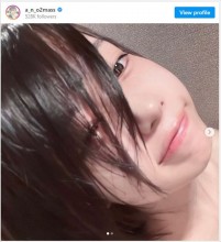 “どアップ”ショットを公開したあの ※「あの」インスタグラム