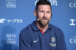 リオネル・メッシ、『エアトリ presents PSG JAPAN TOUR 2022』開幕記者会見に登場