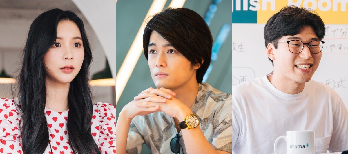 ドラマ『ユニコーンに乗って』第2話にゲスト出演する（左から）ミチ、入江甚儀、ケビン