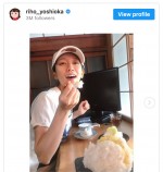 【写真】吉岡里帆、夏感あふれるかき氷ショットに反響　「かわいい」「お肌ツルツル」