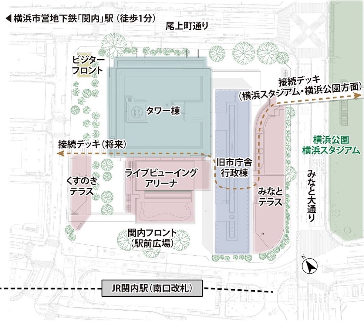 JR「関内」駅前に「横浜市旧市庁舎街区活用事業」 着工