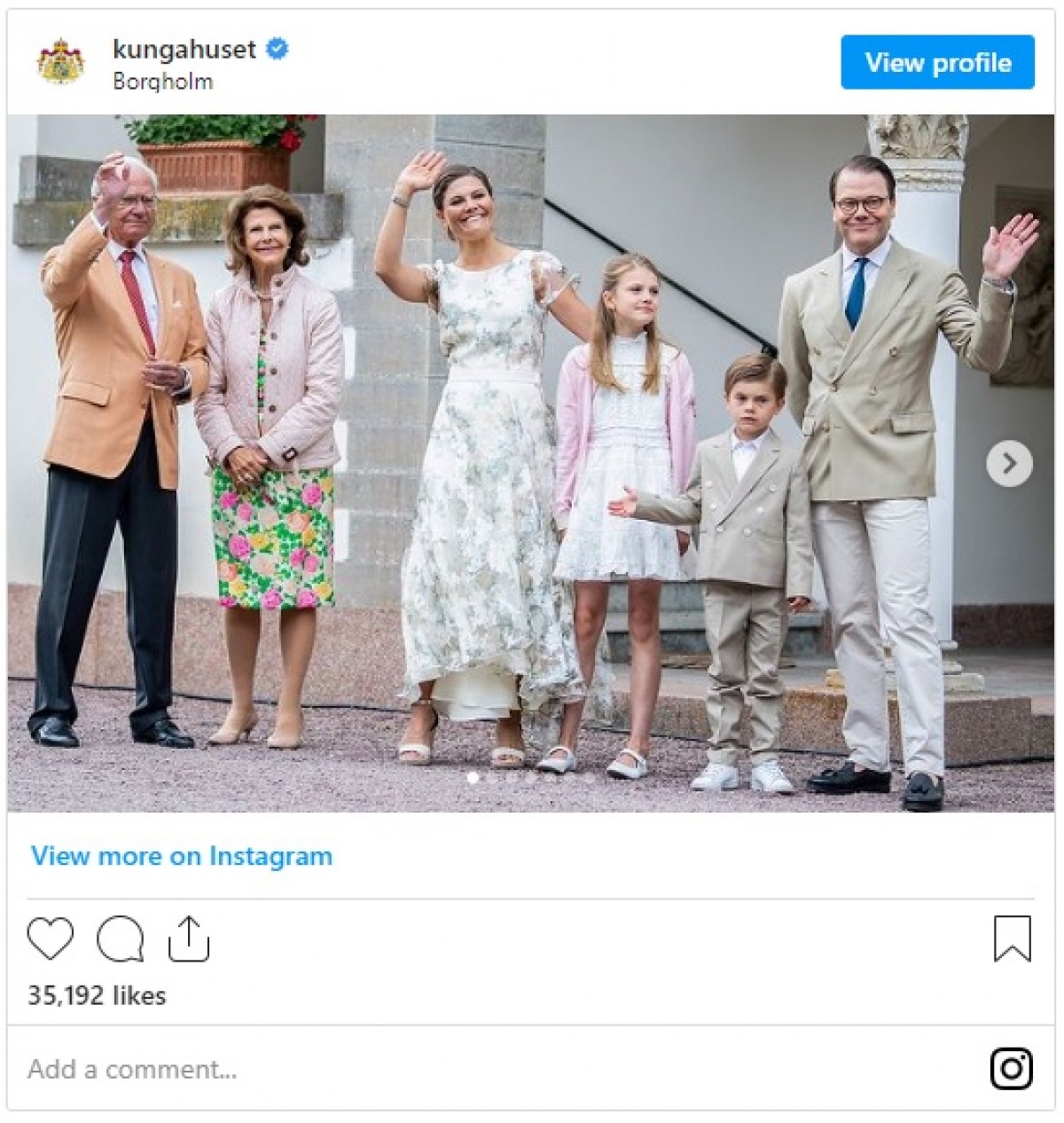 スウェーデン王室ヴィクトリア王太子が45歳に！　お祝い行事が開催