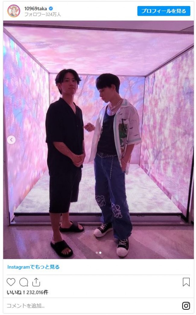 写真）ワンオクTaka、UVERworld・TAKUYAと久々2ショットに反響