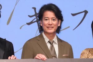 唐沢寿明、縦型ドラマ『トップギフト』完成報告イベントに登場