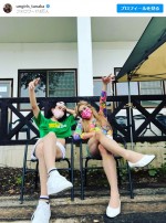 【写真】ノブコブ吉村＆アンガ田中のギャル姿