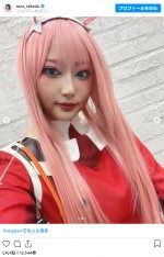 「まるで別人⁉️」武田玲奈、高クオリティすぎるコスプレ姿に反響　※「武田玲奈」インスタグラム