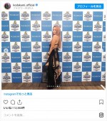 倖田來未、ライブオフショットを公開 ※「倖田來未」インスタグラム