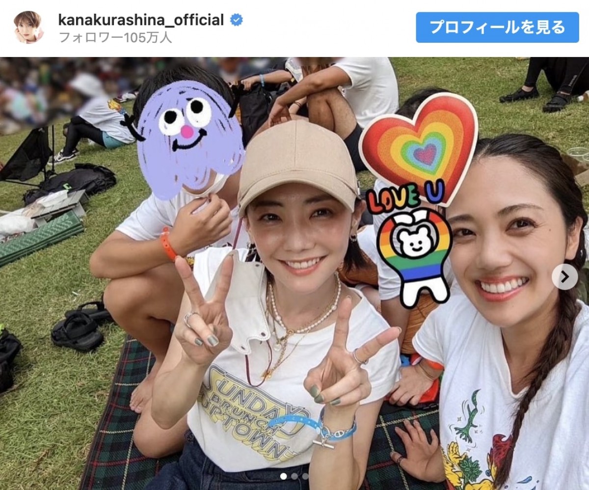(左から)倉科カナ、橘のぞみ ※「倉科カナ」インスタグラム