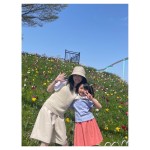 舞が2人！　（左から）福原遥、浅田芭路　※「福原遥」オフィシャルブログ