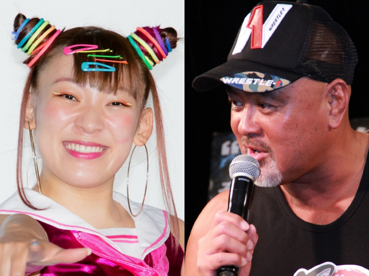 （左から）フワちゃん、武藤敬司