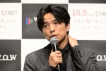 『連続ドラマW シャイロックの子供たち』完成披露試写会に出席した井ノ原快彦