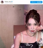 宮脇咲良、かんざしを取り入れたファッションを披露　※「宮脇咲良」インスタグラム