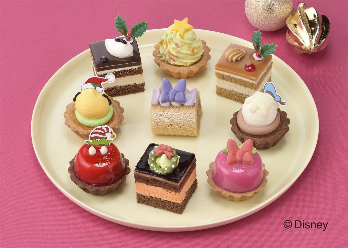 「ミッキー＆フレンズ」がプチケーキに！　クリスマス限定で「銀座コージーコーナー」で販売