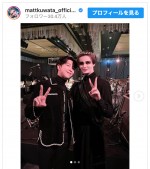 （左から）RM（BTS）、Matt　※「Matt」インスタグラム